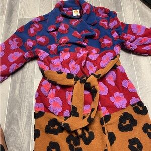 FARM Rio Multicolor Floral and Leopard Jacket